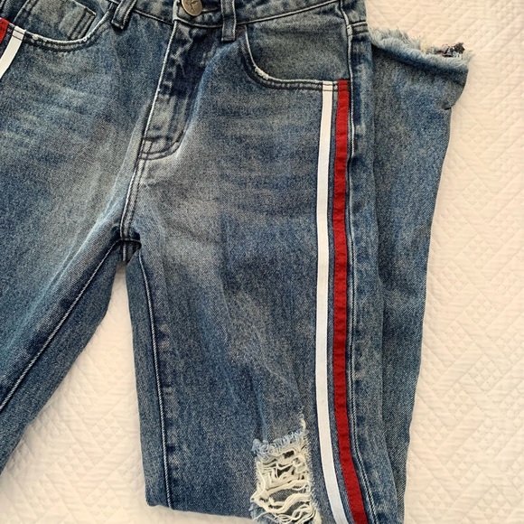 Oneteaspoon High Waist Straight Leg Jean - Picture 4 of 7